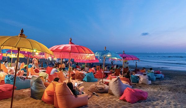 famous beach in Bali
